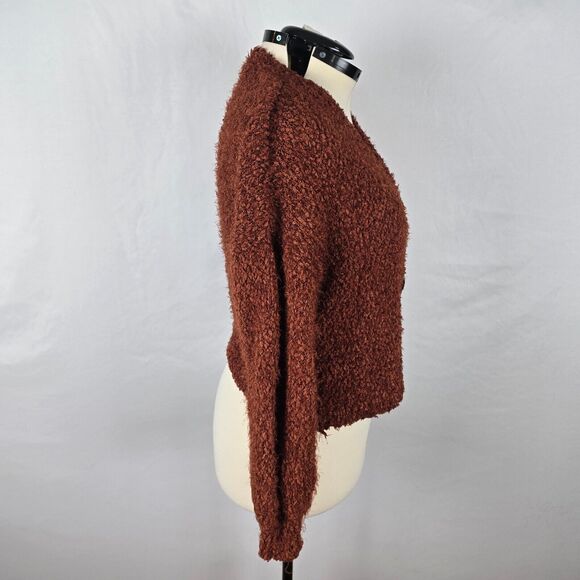 Shein Cardigan Women's One Size (large) Copper Button Closure Long Sleeve V-Neck - Picture 13 of 16